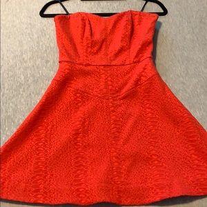 Bebe size 4 red cocktail dress